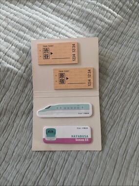 Bullet Train Shinkansen Ticket Notepads